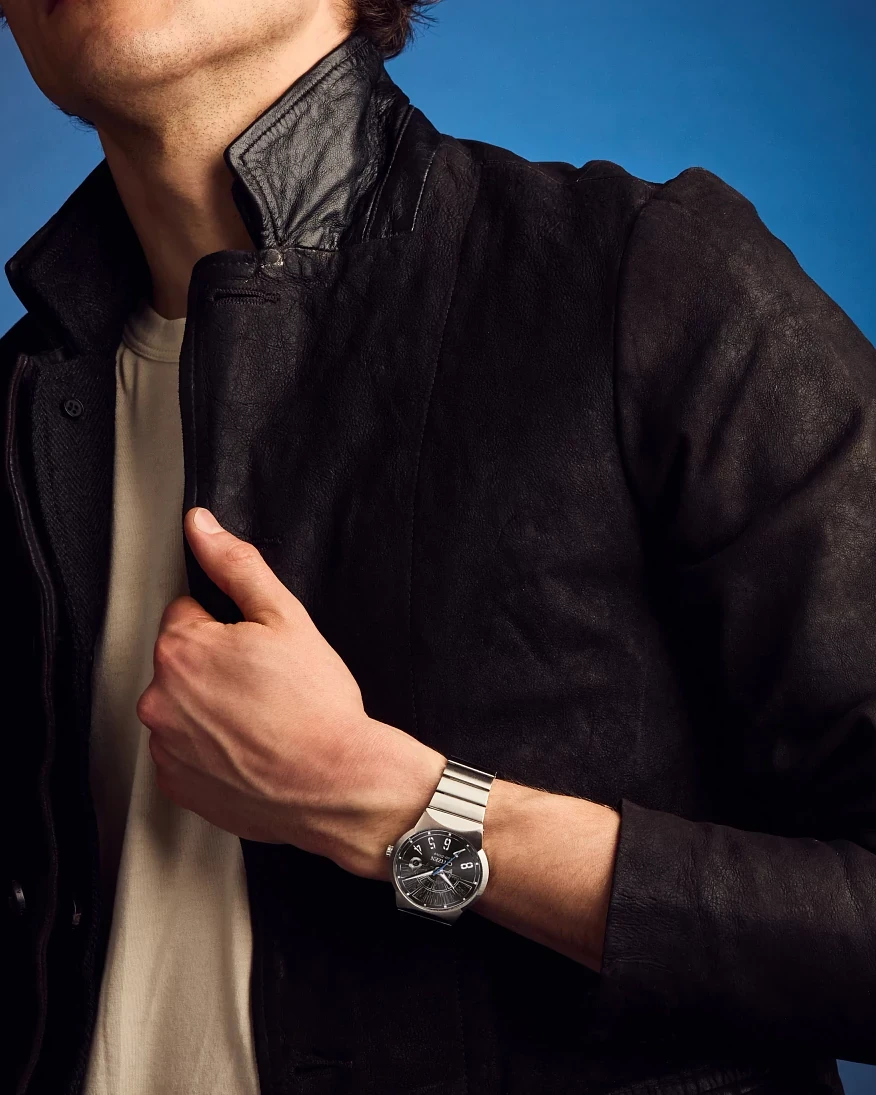 Millennium Falcon Hyperdrive Black Dial Stainless Steel Bracelet